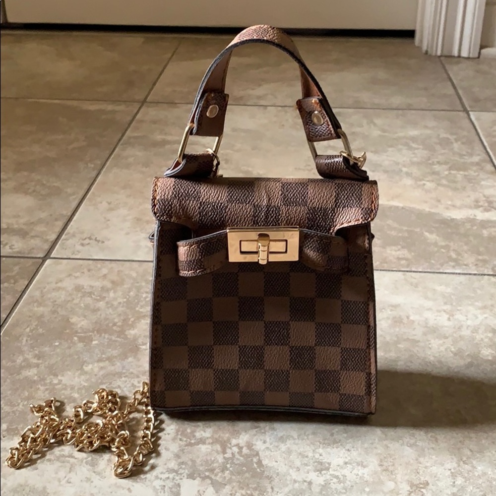 Mini Checkerboard Purse